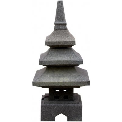 Indonésie Japonská lampa Pagoda 50 cm - láva – Zboží Dáma