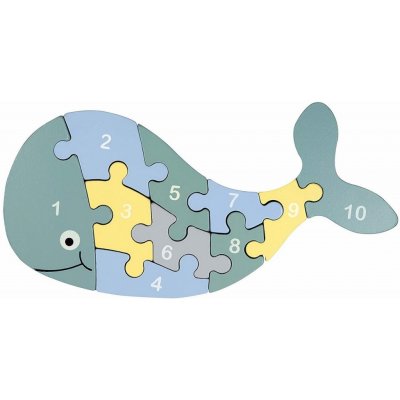 Kindsgut puzzle s čísly velryba