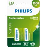 Philips C 3000mAh 2ks R14B2A300/10 – Zboží Živě