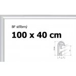 BFHM Plastový rám 100x40cm stříbrný – Hledejceny.cz