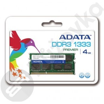 ADATA SODIMM DDR3 4GB 1333MHz CL9 AD3S1333C4G9-R