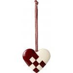 Maileg Kovová vánoční ozdoba Small Heart Red červená barva kov – Hledejceny.cz