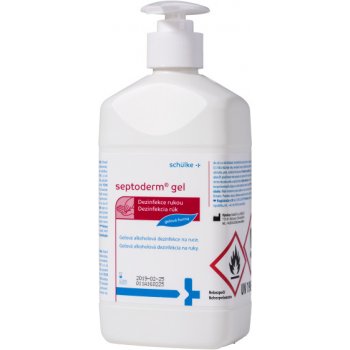Septoderm gel dezinfekce na ruce s dávkovačem 500 ml