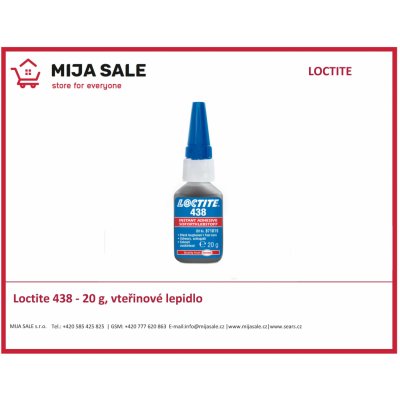 LOCTITE 438 vteřinové lepidlo 20g – Zbozi.Blesk.cz