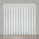 Nej-koberce Hotová záclona XENIA bílá / šampaňské - na pásce – Hledejceny.cz