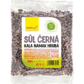 Wolfberry himalájská sůl černá hrubá Kala Namak 250 g