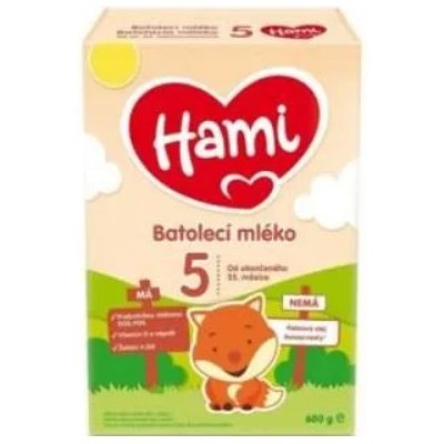 Hami 5 batolecí mléko 600g