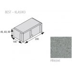 Best Klasiko 4 x 10 x 20 cm přírodní beton 1 m² – Hledejceny.cz