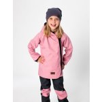 dětský softshellový kabát Drexiss Old Pink antracit
