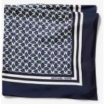 Michale Kors dámský modrý šátek Signature Logo – Hledejceny.cz