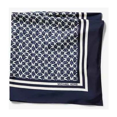 Michale Kors dámský modrý šátek Signature Logo – Hledejceny.cz