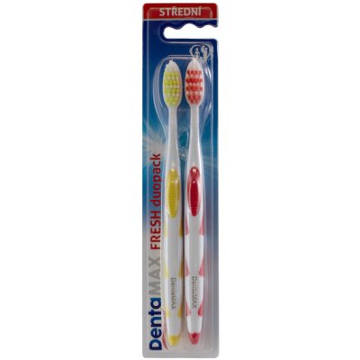 Dentamax zubní kartáček Fresh medium 2 ks – Zboží Dáma