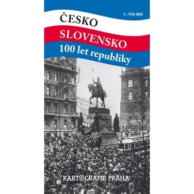 mapa Česko Slovensko 100 let republiky – Zbozi.Blesk.cz