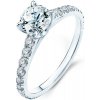 Prsteny Savicki zásnubní prsten Share Your Love bílé zlato diamanty SYL P3 D B