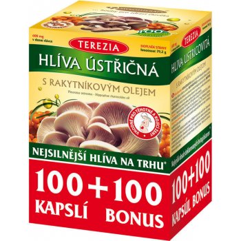 Terezia Company Hlíva ústřičná s rakytníkovým olejem 100+100 kapslí