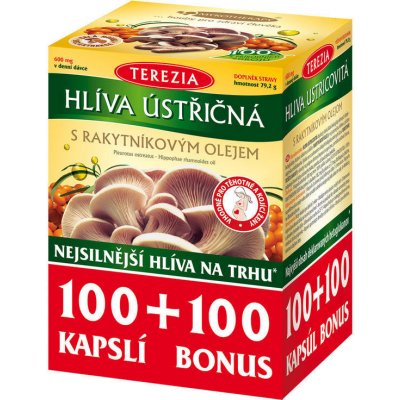 Terezia Company Hlíva ústřičná s rakytníkovým olejem 100+100 kapslí