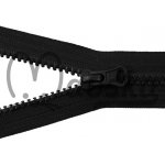 Zip kostěný bundový 5mm dělitelný délka 40 cm - ČERNÁ – Zboží Dáma