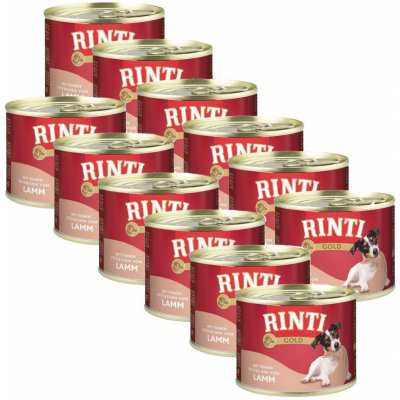 Rinti Gold Adult jehně 6 x 185 g – Zboží Mobilmania