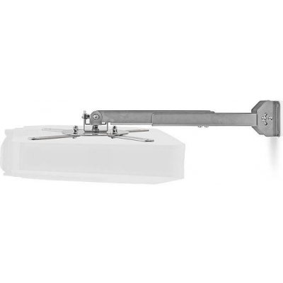 Nedis PJWM100GY nástěnný držák projektoru, otočný o 360°, max. 10 kg, stříbrná – Zboží Mobilmania