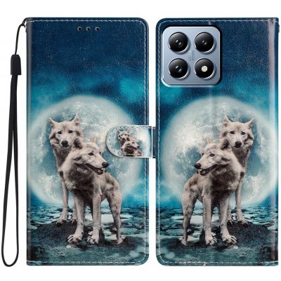 Unique knížkové pouzdro na Xiaomi 15T Pro - dva vlci – Hledejceny.cz