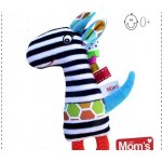 Hencz Toys Edukační hračka s pískátkem kousátkem ZEBRA – Zboží Dáma