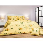 Dadka Povlečení bavlna Ibišek žlutý 140x200 70x90 – Zbozi.Blesk.cz