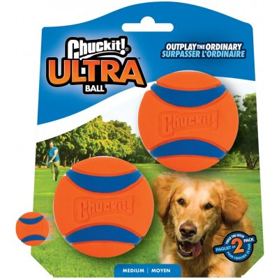 Chuckit! Míč Ultra Ball střední 6,5 cm 2 ks – Sleviste.cz