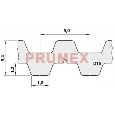 Řemen ozubený DT5 750 20 optibelt Alpha Power | Zboží Auto