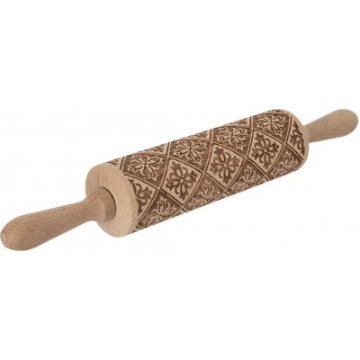 Embosovaný váleček s vypáleným vzorem ZVONKY – HobbyKompas.cz