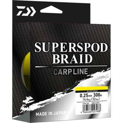 Daiwa Splétaná Šnůra Super Spod Braid 0,25 mm 300 m – Zboží Mobilmania