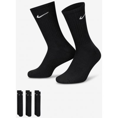 Nike 3PPK VALUE COTTON CREW Černá Bílá – Zboží Dáma