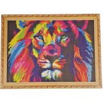 Norimpex Diamantový obrázek malování Lví majestát 30 x 40 cm – Hledejceny.cz