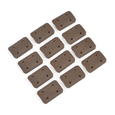 Wadsn Gumové krytky typu M-LOK, 12 kusů Dark Earth – Hledejceny.cz