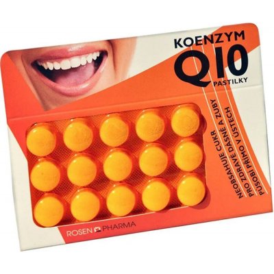 Rosen Koenzym Q10 30 mg 15 pastilek – Hledejceny.cz
