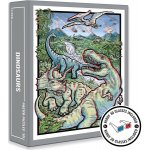 CLOUDBERRIES Puzzle Dinosaurs 3D s brýlemi 500 ks – Zbozi.Blesk.cz