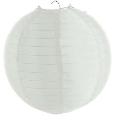 Nylonový lampion 30 cm, bílá – Zboží Dáma