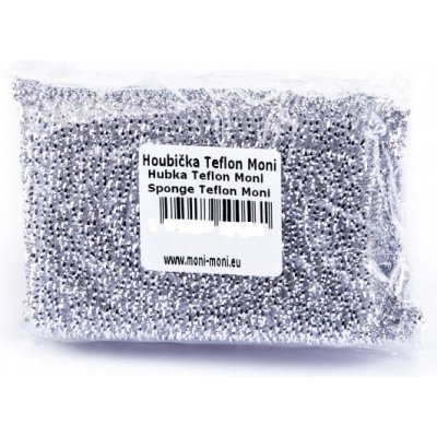 MONI Houbička na teflonové povrchy 3 x 7,5 x 11,5 cm Stříbrná – Zboží Dáma