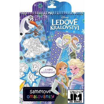 Sametové omalovánky Frozen Ledové království