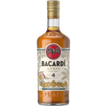 Bacardi Anejo Cuatro 4y 40% 0,7 l (holá láhev)