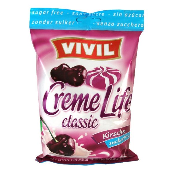 Bonbón Vivil Creme life višeň 115 g
