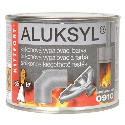 Aluksyl vypalovací silikonová žáruvzdorná barva 80g stříbrná 0910