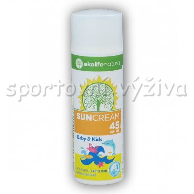 Ekolife Natura Sun Cream Baby & Kid SPF45 50 ml – Zbozi.Blesk.cz