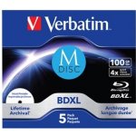 Verbatim BD-R 100GB 4x, printable, jewel, 5ks (43834) – Zboží Živě