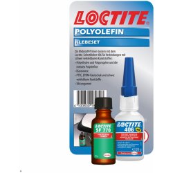 LOCTITE sada 406 + 770 na polyolefiny 20+10g