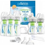 Dr. Brown´s sada 5 lahví Options + široké hrdlo novorozenecká plast WB09600 – Zboží Dáma Dr. Brown´s sada 5 lahví Options + široké hrdlo novorozenecká plast WB09600 – Zboží Dáma