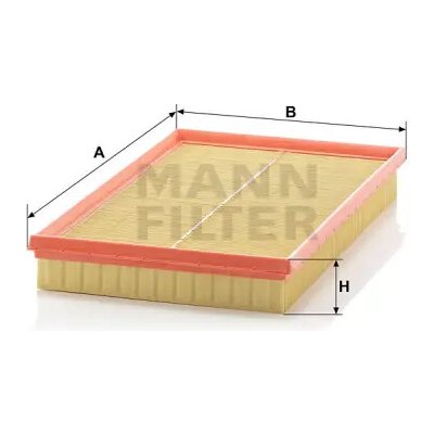 MANN FILTER Vzduchový filtr C 34 116/1 – Hledejceny.cz