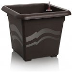 PLASTKON květináč Quattro 40x40 cm hnědý – Zboží Dáma