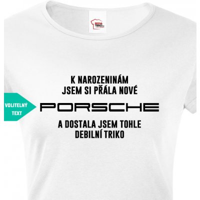 Bezvatriko.cz 1 Canvas tričko k narozeninám Bílá – Zboží Mobilmania