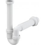 Alcadrain dřezový sifon trubkový s převlečnou maticí 6/4"x50 mm A80-DN50 – Sleviste.cz