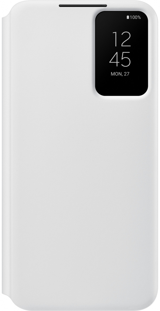 Samsung S22+ Flipové Clear View bílé EF-ZS906CWEGEE